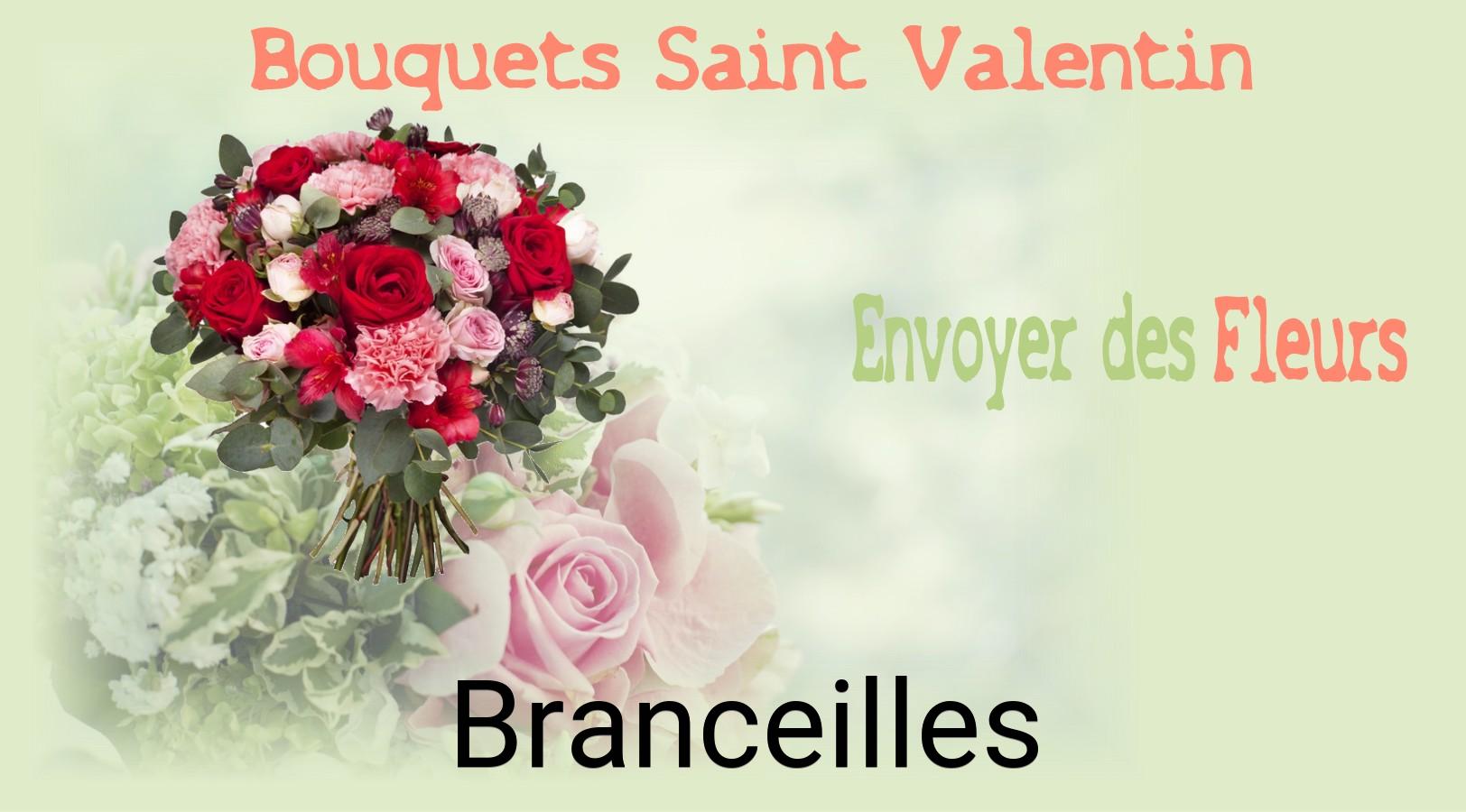 Roses de Saint-Valentin livrées à Branceilles